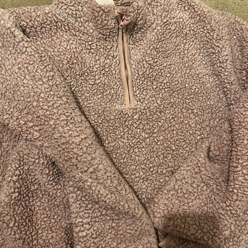 Serra Blush Textured Pullover